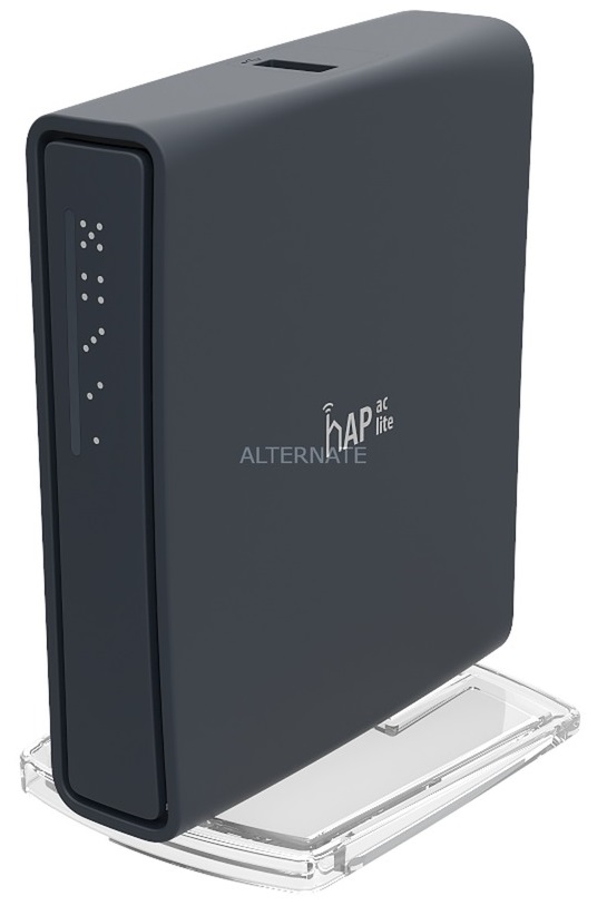 Access Point Wi-Fi 5 / MikroTik RB952UI-5AC2ND-TC | 2405 - MikroTik hAP lite TC Dual Band con Antena de 2 dBi, Arquitectura MIPSBE, Estándar Inalámbrico 802.11ac, Velocidad 733 Mbps (300 Mbps a 2.4Ghz + 433 Mbps a 5Ghz), 5-Puertos Ethernet 10/100