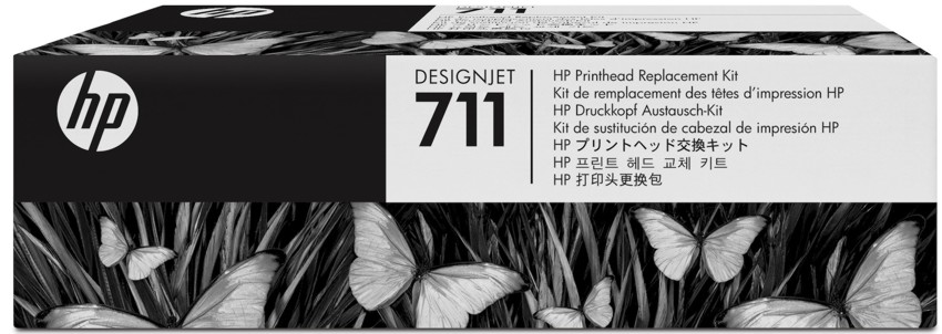 Cabezal para HP T120 / HP 711 | 2402 - Cabezal de impresión C1Q10A Negro-Cian-Magenta-Amarillo para Plotter HP DesignJet T120  