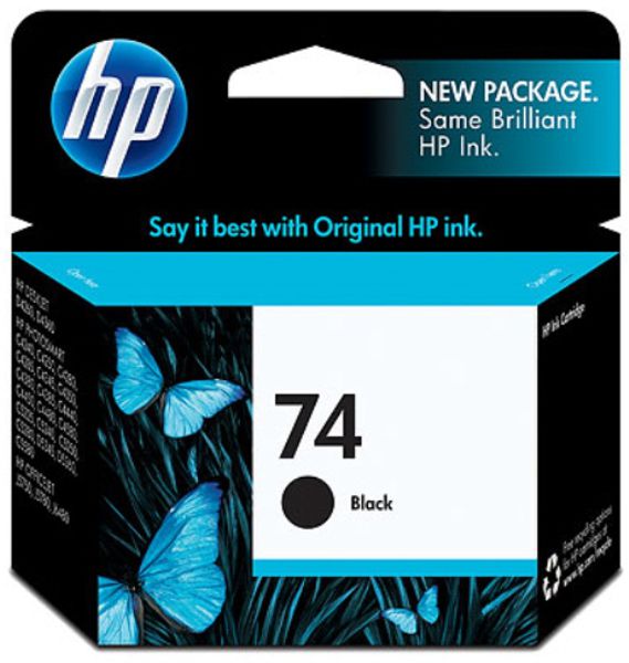 Tinta para HP DeskJet D4260 / HP 74 | 2208 - CB335WL / Original Ink Cartridge HP 74 Black. HP74 