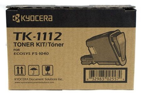 Toner Kyocera TK-1112 / Negro 2.5k | 2404 - Toner Kyocera TK 1112 Negro. Rendimiento 2.500 Páginas al 5%. 1T02M50UX0 FS-1040 FS-1020MFP FS-1120MFP 