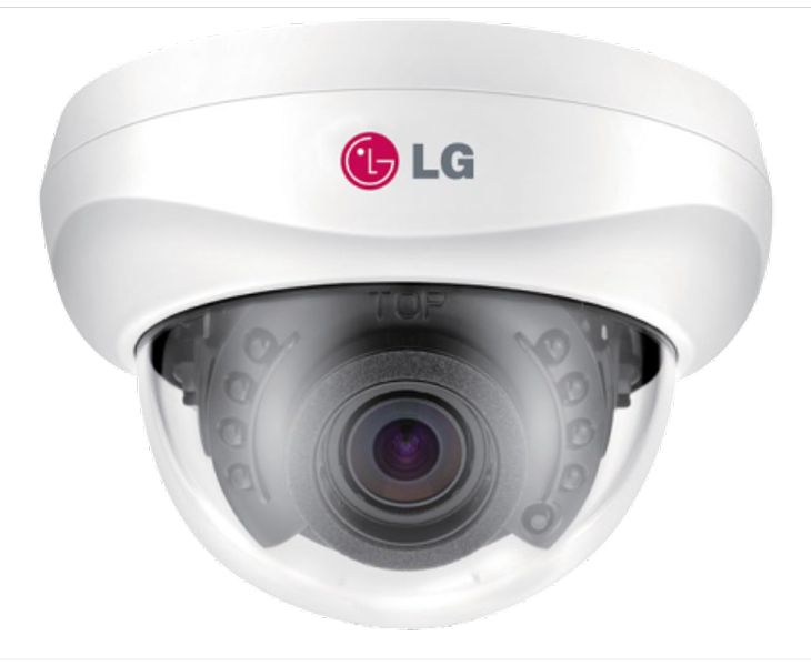 LG LCD5300R: Camara Analoga Mini Domo, 650TVL Color, 700TVL B/N, Lente Hasta 11mm, ICR Dia/Noche, 1/3 HAD CCDII, Garantía 1 Año en Centro de Servicio