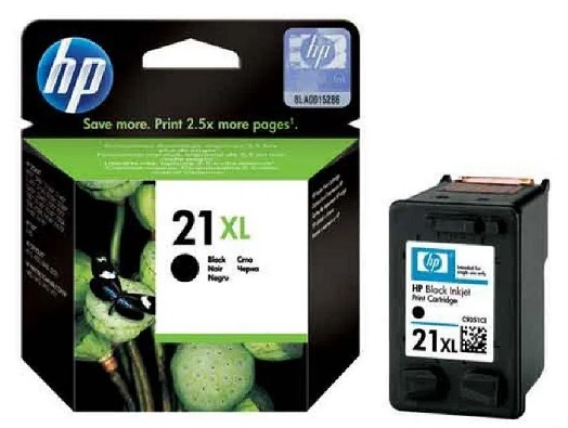 Tinta para HP DeskJet 3920 / HP 21XL | 2208 - C9351CL / Original Ink Cartridge HP 21XL Black. HP21XL 