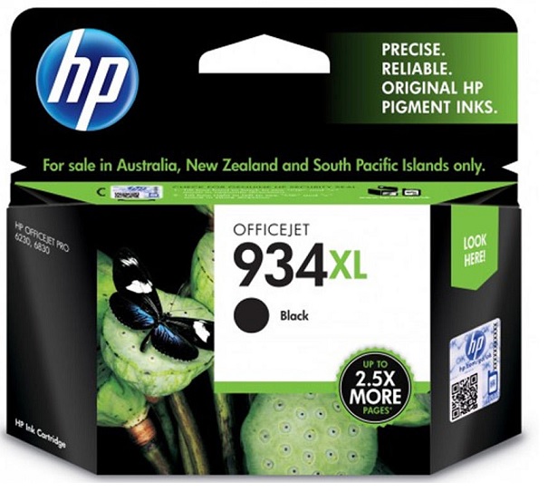 Tinta para HP OfficeJet Pro 6230 / HP 934XL | 2208 - C2P23AL / Original Ink Cartridge HP 934XL Black. HP934XL 