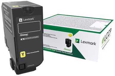 Toner Lexmark 74C4SY0 / Amarillo 7K | 2405 - Toner Lexmark 74C4SY0 Amarillo. Rendimiento 7.000 Páginas al 5%. Lexmark CS720de CS725de CX725dhe 
