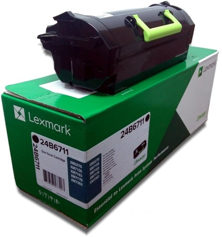 Toner para Lexmark XM7170 / 24B6711 | 2312 - Toner Original 24B6711 Negro para Lexmark XM7170. Rendimiento 35.000 Páginas al 5%.