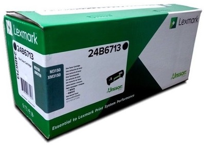 Toner Lexmark 24B6713 / Negro 16k | 2405 - Toner Lexmark 24B6713 Negro. Rendimiento 16.000 Páginas al 5%. Lexmark M3150 XM3150 
