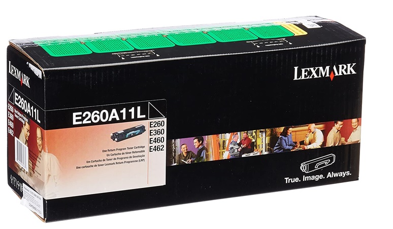 Toner para Lexmark E360 / E260A11L | 2309 - Toner Original E260A11L Negro para Lexmark E360D E360DN. Rendimiento: 3.500 Páginas al 5%.
