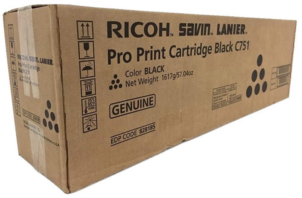 Toner Ricoh C751 / Negro 48.5k | 2404 - Toner Ricoh C751 828185 Negro. Rendimiento 48.500 Páginas al 5%. Ricoh Pro C651EX C751 C751EX 