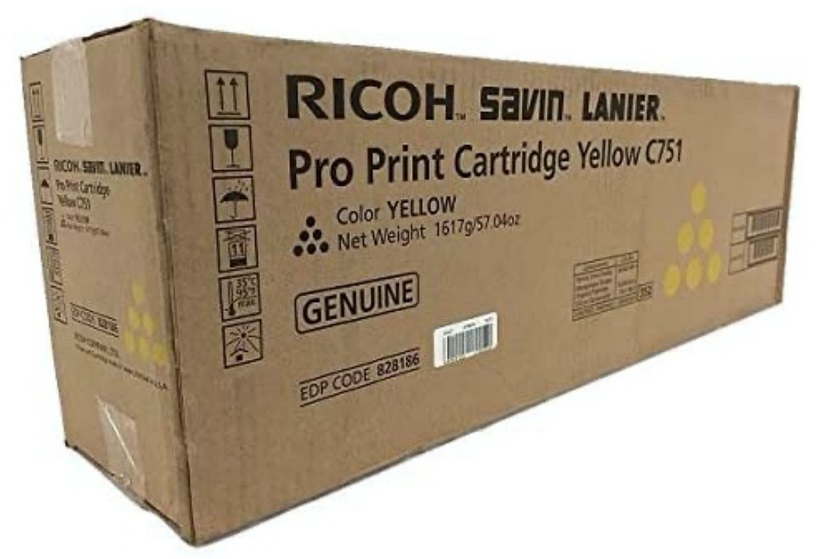 Toner Ricoh C751 / Amarillo 48.5k | 2404 - Toner Ricoh C751 828186 Amarillo. Rendimiento 48.500 Páginas al 5%. Ricoh Pro C651EX C751 C751EX 