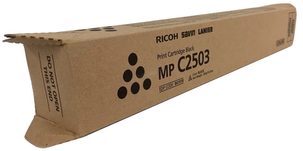 Toner Ricoh MP C2503 / Negro 15k | 2404 - Toner Ricoh MP C2503 841918 Negro. Rendimiento 15.000 Páginas al 5%. Ricoh Aficio MP C2003 MP C2004 MP C2503 MP C2504 