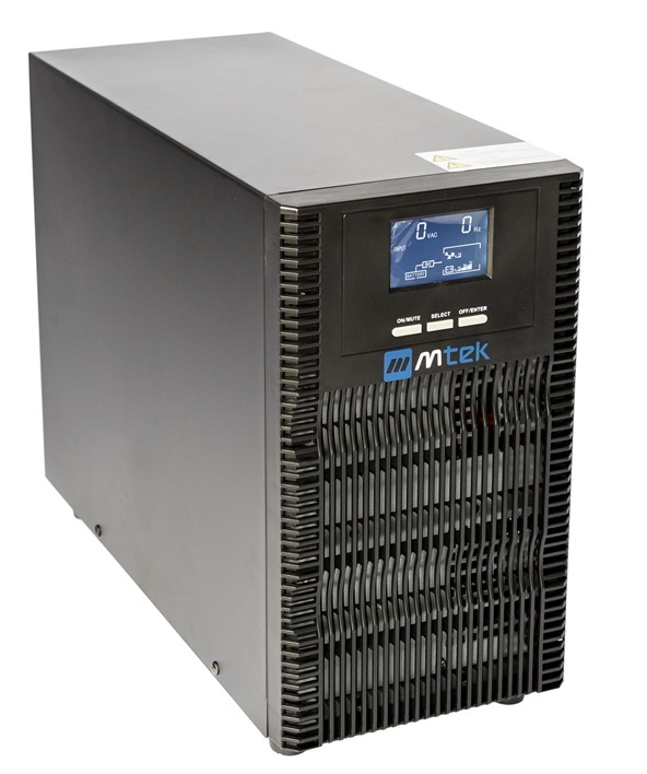 UPS   2KVA Online Torre - MTEK JAL1102L | 2212 - UPS Monofásica con Banco de Baterías Externo, True Online Doble Conversion, Potencia 1800W, Voltaje de Entrada/Salida: 110-120VAC/110-120VAC, Factor de Potencia 0.9, Nivel de Regulación +/- 2% 