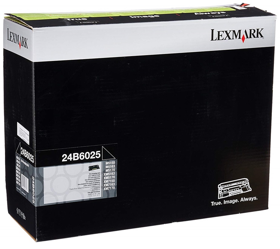 Unidad de Imagen Lexmark 24B6025 / 100k | 2312 - Original Unidad de Imagen Lexmark 24B6025 Negro. Rendimiento 100.000 Páginas. M5155 M5163 M5170 XM7155 XM7163 XM7170 