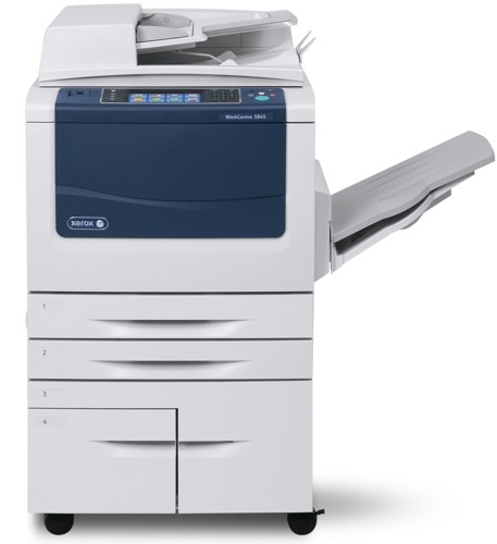 Xerox WorkCentre 5855: Fotocopiadora Laser Monocromatica, Funciones: Copiadora - Impresora - Escáner, 55ppm, Duplex Escaneo, Ram 2GB, Conectividad: USB 2.0 & LAN Port Gigabit, Bandejas: 2x 500h, Garantía 1 Año en Sitio