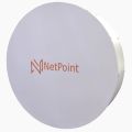 NetPoint NP11 / Antena Backhaul 38dBi | 2405 - Antena tipo reflector parabólico blindado, Ganancia: Hasta 38 dBi, Rango de Frecuencia: 10.1 – 11.7 Ghz, Conector: Guía de onda directa, Ganancia: Baja 37 dBi / Media 3.7.5 dBi / Alta 38 dBi