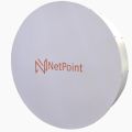 NetPoint NPX1GEN3 / Antena Direccional 30dBi | 2405 - Antena blindada de alto rendimiento con supresión de ruido, Ideal para enviar gran tráfico de datos en enlaces Punto a Punto de hasta 30Km, Diámetro 120cm, Ganancia 30dBi con SLANT de 45° y 90°