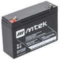 Batería  6V/  12Ah - MTEK MT6120HR AGM | 2304 - Batería de plomo ácido regulada por válvula (VRLA), Sellada libre de mantenimiento, Tecnología Absorbent Glass Mat (AGM), 6V/12Ah @ 20-Hr Rate. Las baterías AGM son las más recomendadas para uso en UPS