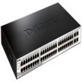  Switch PoE 48-Puertos - DLink DGS-1210-52MP / 4-SFP | Switch D-Link Administrable, Capa 2, 48 LAN Port Gigabit PoE+, 4 SFP Gigabit, Presupuesto PoE 370W, VLAN, QoS, ACL, SNMP, RMON, Telnet, SSH/SSL, DHCP, RADIUS