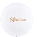 NetPoint ARNP3 / Radomo Aislante | 2405 - Radomo aislante para antenas NP3, Proporciona un blindaje especial de alta inmunidad al ruido, Reduce Interferencia de lóbulos laterales, Diámetro 120cm, Ancho 23cm, Material: Aluminio & Poliestireno