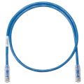 Patch Cord 2m CAT-6 Azul / Panduit NK6PC7BUY | 2405 - Cable de parcheo UTP Categoría 6, Plug modular en cada extremo, Longitud 2 mts, Color Azul, Esquema de cableado: T568B, Tipo de conector: RJ45, Calibre: 24 AWG Estándar