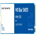 SSD 1TB M.2 PCIe NVMe 2280 / WD Blue SN570 | 2305 - WDS100T3B0C / Formato: 2280, Tipo de NAND: TLC, Rendimiento de lectura secuencial: 3500MB/s, Rendimiento de escritura secuencial: 3000MB/s, Capacidad TBW: 600TB, Fiabilidad MTTF 1.500.00M Horas 