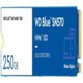 SSD  250GB PCIe NVMe 2280 / WD Blue SN570 | 2305 - WDS250G3B0C / SSD Western Digital SN570, Formato: 2280, Tipo de NAND: TLC, Rendimiento de lectura secuencial: 3300MB/s, Rendimiento de escritura secuencial: 1200MB/s, Capacidad TBW: 150TB