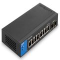 Switch  8-Puertos / Linksys LGS310C | 2405 - Switch Administrable con 8-Puertos LAN Gigabit, 2-Puertos SFP Gigabit, Funciones de Capa 2, Memoria RAM 256MB, Capacidad de Conmutación: 20 Gbps, Capacidad de Procesamiento: 14.88 Mpps
