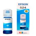 Tinta Epson 524 T524220-AL Cian / 6k | 2402 - Tinta Original Epson 524 Cian. Rendimiento 6.000 Páginas al 5%.. Epson L15150 L15160 L6490  