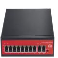 Switch 10 Puertos – Wi-Tek WI-PS210G-O | 2111 – Switch No administrable PoE, Puertos (8x RJ45 Ethernet, 2x RJ45 Gigabit), Puertos PoE (RJ45): 1 – 8, Ancho de banda: 5.6 Gbps, Direcciones de Mac: 4K, Velocidad: 4.1 Mpps, Búfer: 768Kb, Protección ESD