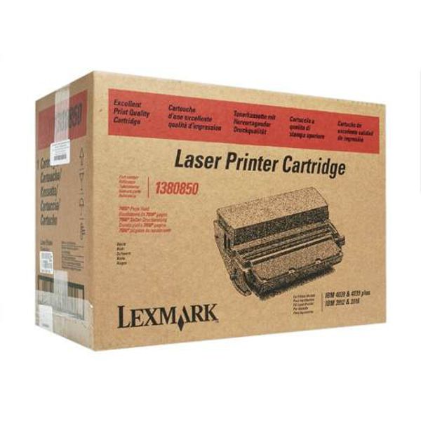 Toner Original - Lexmark 1380850 Negro | Para uso con Impresoras Lexmark 4039  Lexmark 1380850  Rendimiento Estimado 7.000 Páginas con cubrimiento al 5%
