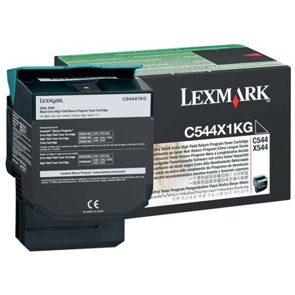 Toner para Lexmark X548 / C544X1KG | Original Toner Lexmark C544X1KG Negro X548de X548dte