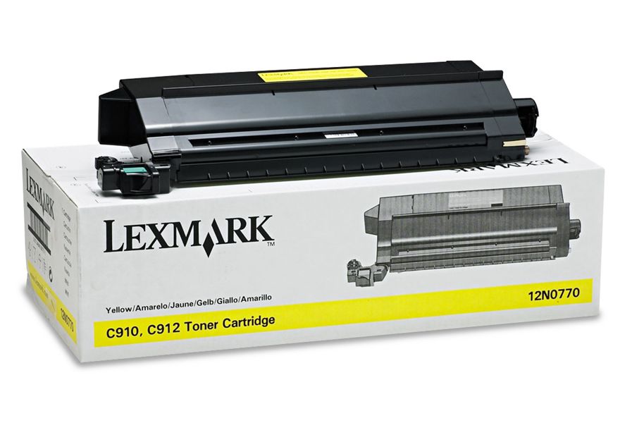 Toner para Lexmark C910 / 12N0770 | Original Toner Lexmark 12N0770 Amarillo C910dn C910fn C910in C910n