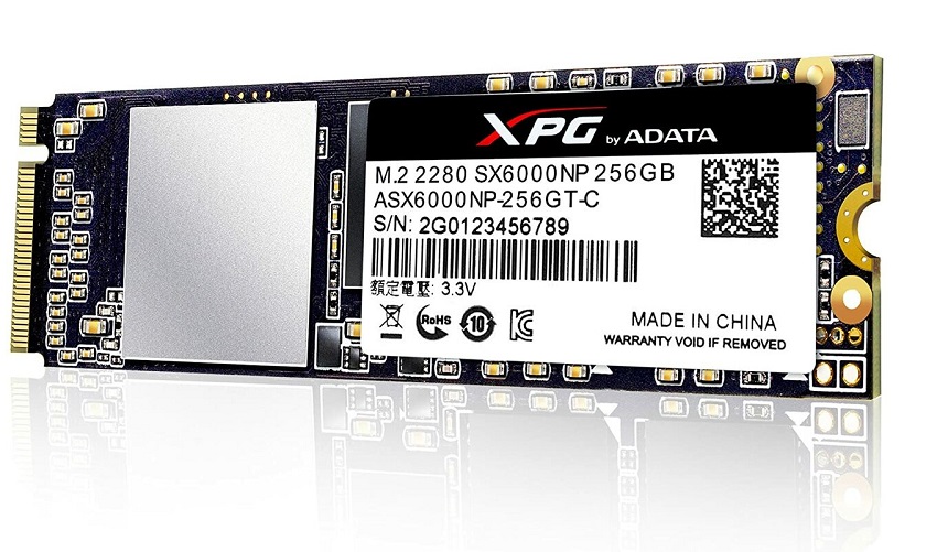 Unidad SSD M.2 de 256GB – ADATA XPG SX6000 Lite | 2203 - Unidad de Estado Solido de 256GB, Flash NAND 3D, Interface PCIe Gen3x4, Formato: M.2 2280, Velocidad de lectura: 1800 MB/s, Velocidad de escritura: 1200 MB/s, TBW: 480TB, ASX6000LNP-256GT-C