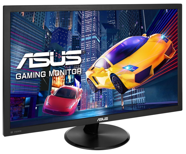 Monitor Full HD 24'' | ASUS Gaming VP247QG | Area Visible 23.6'', Panel LCD, Brillo 250cd/m2, Contraste 3000:1, Resolución 1920x1080, Relación de Aspecto 16:9, Contraste 100000:1, Conectividad (HDMI, D-Sub, DisplayPort), GamePlus, Low Blue Light, Flicker