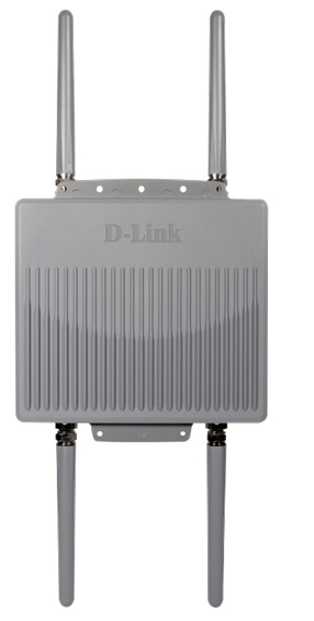 Access Point  300 Mbps - DLink DAP-3690 Outdoor / 2.4Ghz & 5Ghz | Protección IP67, Wireless 802.11n, 2x Ethernet Gigabit, PoE 802.3at, 4-Antenas 5dBi & 7dBi, Configuración web, Balanceo de carga, QoS, Filtrado Mac