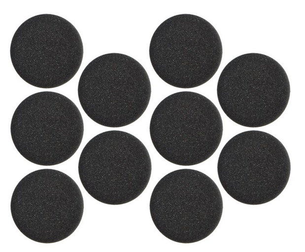 Almohadillas para Auriculares - Jabra 14101-45 / Pack x 10 | 2210 - Almohadillas/Espumas para la Oreja, Material: Espuma, Presentación: Paquete x 10-Unidades, Compatible con Auriculares Jabra Evolve 