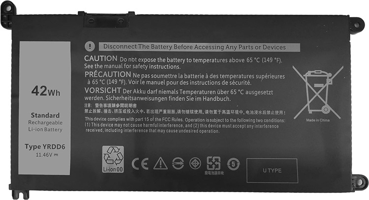 Bateria para Dell Vostro 3491 | 2401 - Batería de remplazo para Dell Vostro 3491, 100% compatible, Tecnología de iones de litio, Protección contra sobredescargas, Protección contra sobrecalentamiento.