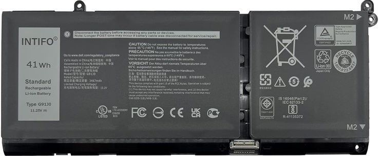 Bateria para Dell Vostro 5415 | 2401 - Batería de remplazo para Dell Vostro 5415, 100% compatible, Tecnología de iones de litio, Protección contra sobredescargas, Protección contra sobrecalentamiento.