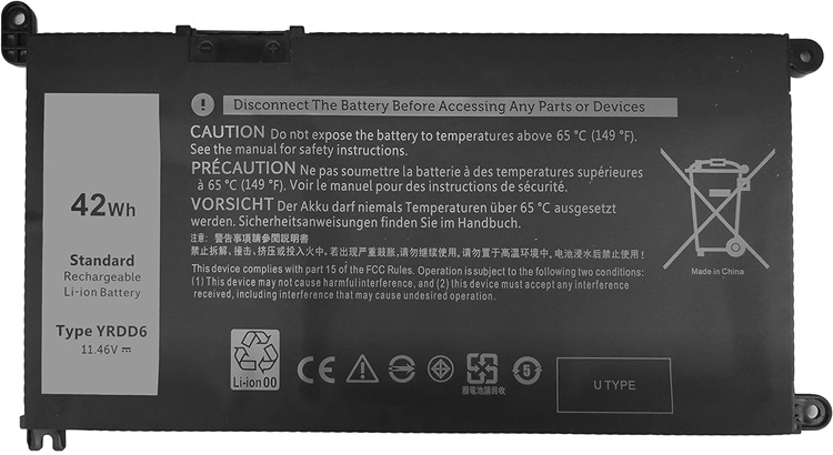Bateria para Dell Vostro 5481 | 2401 - Batería de remplazo para Dell Vostro 5481, 100% compatible, Tecnología de iones de litio, Protección contra sobredescargas, Protección contra sobrecalentamiento.
