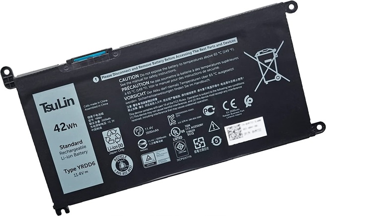 Bateria para Dell Vostro 5490 | 2401 - Batería de remplazo para Dell Vostro 5490, 100% compatible, Tecnología de iones de litio, Protección contra sobredescargas, Protección contra sobrecalentamiento.