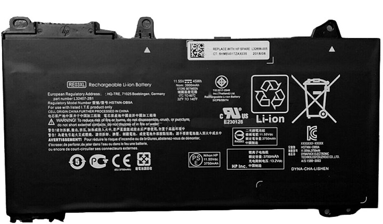 Batería para HP ProBook | 2206 - Batería de remplazo nueva, 100% compatible, Tecnología de iones de litio, Protección contra sobredescargas, Protección contra sobrecalentamiento. Se puede almacenar hasta 6 meses a 25 ℃.