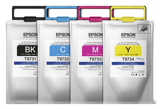 Tinta para Epson WorkForce Pro WF-C869R / T973 | 2110 - Tinta Original Epson T973. El kit Incluye: T973120 Negra, T973220 Cian, T973320 Magenta,T973420 Amarillo. Rendimiento: 22.000 Pág al 5%.  