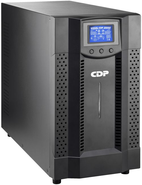  UPS  3KVA Online Torre - CDP UPO11-3KVA | 2110 - UPS CDP Monofásica, 3KVA/2.7KW/120V, Doble Conversión, Factor de Potencia de 0.9, Autonomía (Plena Carga: 5 min / ½ Carga: 10 min), Voltajes E/S: 120V/120V