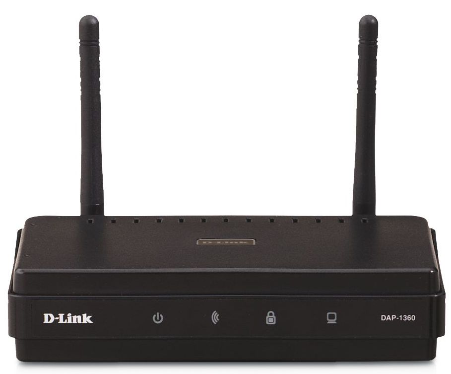 Access Point  300 Mbps - DLink DAP-1360 / 2.4Ghz | Air Premier Wireless-N, 1x LAN Port 10/100, Antena Omnidireccional 2 x 2dBi, QoS, Seguridad WEP, WPA/WPA2, WPA-PSK/AES, Filtro MAC, 1 Año de Garantía.