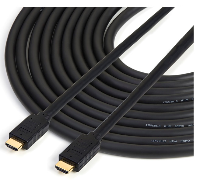Cable HDMI 4K 15m Clasificación CL2 / HD2MM15MA | 2202 - Cable HDMI 4K 15m Clasificación CL2 Cable HDMI 4K HDMI 2.0 ultra HD, Clasificación CL2 para Instalación en Pared, Ancho de banda de 18Gbps, 4K 60Hz UHD (3840 x 2160), HDR, Relación de aspecto 21:9 