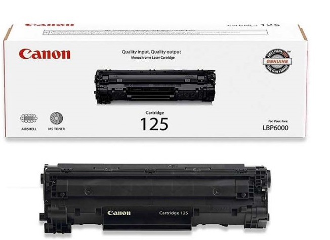 Tóner Canon CRG-125 Negro / 6705B001AA | 2201 - Original Tóner Canon CRG 125 / 6705B001AA, Color Negro, Rendimiento de impresión: 1600 Páginas al 5%. CRG125 CRG 125