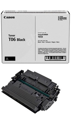 Tóner Canon T06 Negro / 3526C001AA | 2201 - Original Tóner Canon T06 / 3526C001AA, Color Negro, Rendimiento de impresión: 20500 Páginas al 5%. 