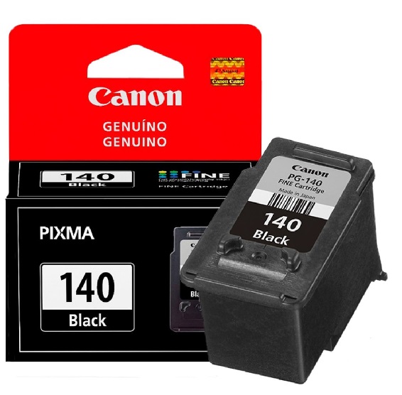 Cartuchos de Tinta Canon para Pixma MG4110 - PG140 | Original Tanque de Tinta Negra Canon PG-140 5201B001AB. Rendimiento Estimado 180 Páginas al 5%. PG 140.