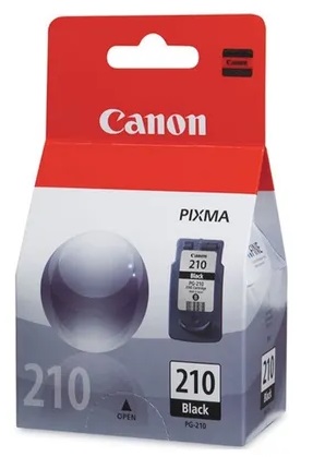 Cartuchos de Tinta Canon para Pixma iP2700 - PG210 | Original Tanque de Tinta Negra Canon PGI-210. Rendimiento estimado 220 Páginas al 5%. 2974B017AA.