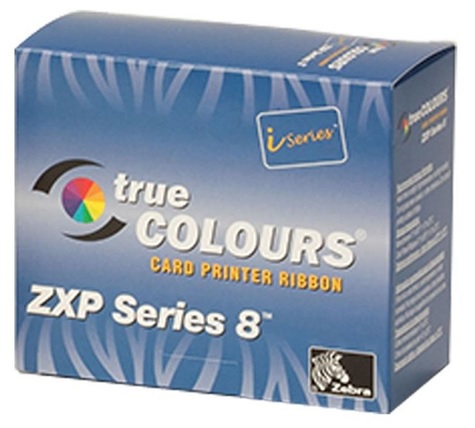 Cinta Color 800012-480 YMCKK para Impresoras de Carnets Zebra ZXP 8 | 5 Paneles, 500 Imagenes/Rollo, Impresion a dos caras, Incluye rodillo de limpieza. Todas las cintas de color Zebra ZXP8 deben utilizasen con la película de retransferencia 800012-601