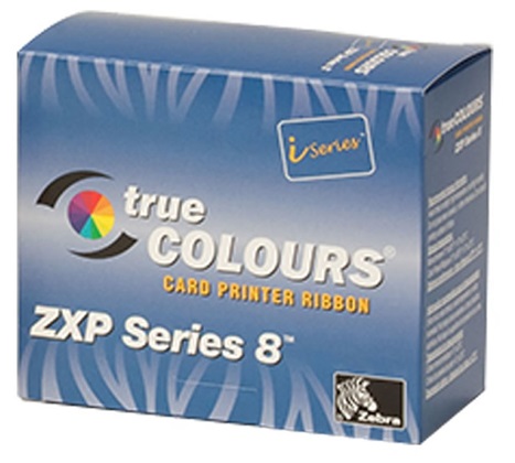 Cinta Color 800012-543 YMCUVK para Impresoras de Carnets Zebra ZXP 8 | 5 Paneles, 500 Imagenes/Rollo, Impresion a dos caras, Incluye rodillo de limpieza. Todas las cintas de color Zebra ZXP8 deben utilizasen con la película de retransferencia 800012-601